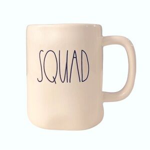 Rae Dunn SQUAD Mug for Coffee, Tea, Collectible, Artisan Collection EUC RD​​​​​